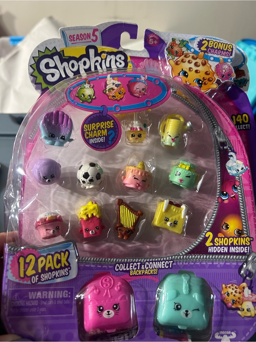 Shopkins Season 5 12-Pack Collectible Set - Pink & Teal - Picture 5 of 8